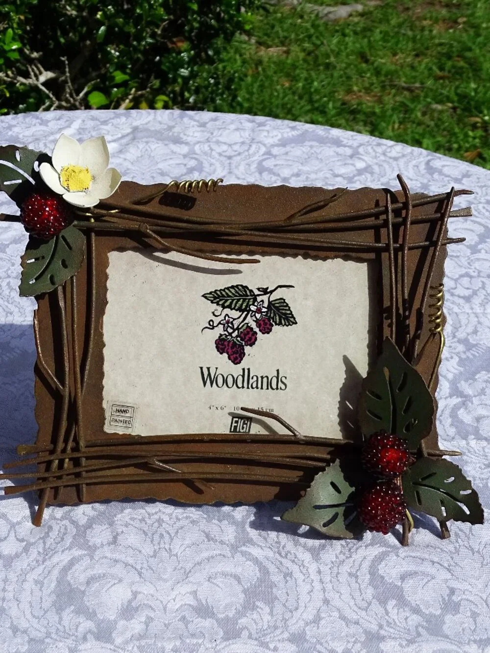 Metal Woodlands Hand Painted Picture Frame 4